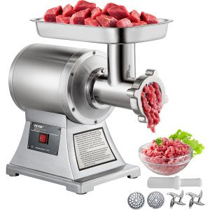 Commercial Stainless Steel 450lbs Meat Grinder Blade Plate Sausage Stuffer FDA, 450 lb, 2.1 in, Stainless Steel, ID 1100-01V1