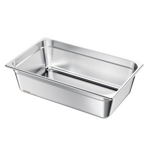 1 Pack Stainless Steam Hotel Pan, 6 in, HZ811-150T GN Pan, 82 Qt / 20.5 L, ID 11QC-01V0