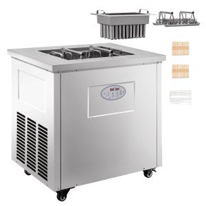 Commercial Popsicle Machine Single Model Set Ice Pop 40 Pcs Lolly Making Stainless Steel Lollipop Bars, BBJ-1A, 110 V/60 Hz, 1250 W, ID BBJD-01V1