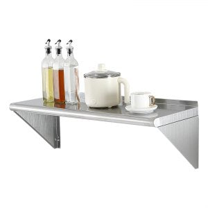 12 X 36 Stainless Steel Shelf, 250 lb, 12 in, WMS1236, ID BGSC-CAV0