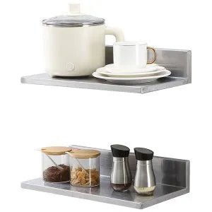 8 6 X 16 Stainless Steel Shelf, 44 lb, 8.6 in, WMSL16, ID BGSC-QSV0