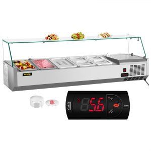 Stainless Work Table, 55 in, VRX1400/380, 110 V / 60 Hz, ID BLZB-T1V1