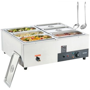 Commercial Food Warmer, 6.9 × 12.8 × 5.9 in, 6.9 in, 28.0" x 23.6" x 10.2" / 710 x 600 x 260 mm, ID BWT6-JYV1