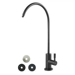 Stainless Steel Faucet, 1.27 in, 89703-BL, Matte Black, ID BXGZ-01V0