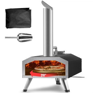 Commercial Pizza Oven, 28.9 lb, 12 in, GB-GO12A-R, ID BXSP-RZV0