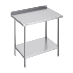 Stainless Work Table, 36 in, HET-24*36-L, Stainless Steel, ID CFBX-9DV0