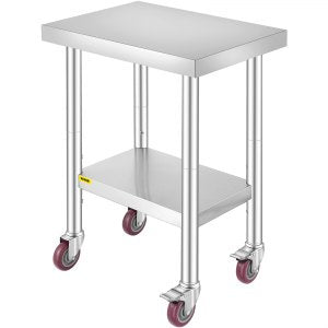 Stainless Work Table, 700 lb, 34 in, GZT61*45*85, ID CFGZ-01V0