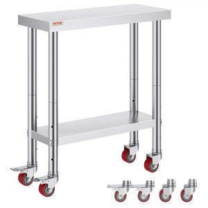 Stainless Work Table, 700 lb, 34 in, GZT76*45*85, ID CFGZ-01V0