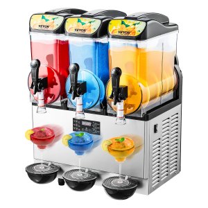 Commercial Frozen Drink Maker, X-450, 3.96 Gal x 3 / 15 L x 3, Black, ID CGXX-98V1