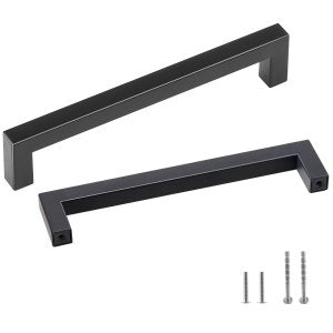 30 Pack Cabinet Pulls, 5.03 in, 6003-128mm-black, ID CJLS-F9V0