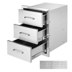 Outdoor Kitchen Drawers 16 W X 21 5 H 18 D, 16 in, KM-CTG-2302-SKU5, Stainless Steel, ID CTG1-01V0