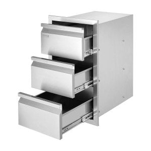 Outdoor Kitchen Drawers 15 W X 25 4 H 19 D, 15 in, KM-CTG-2302-SKU6, Stainless Steel, ID CTG1-01V0