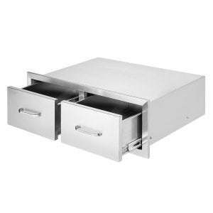Outdoor Kitchen Drawers 30 W X 10 H 20 D, 30 in, KM-CTG-2302-SKU11, Stainless Steel, ID CTG3-01V0