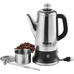 12 Cup Electric Percolator Coffee Pot, SFC18100S, 1.8L / 12CUP, 1.2 kg / 2.6 lbs, ID DDGL-BAV1