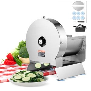 Electric Vegetable Slicer, 8.7 × 3.7 × 5.7 in, 0.5 in, SL-06, ID DDSC-E3V1