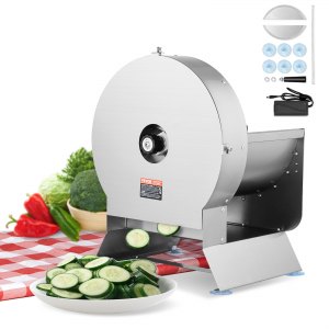 Electric Vegetable Slicer, 8.7 × 5.1 × 6.3 in, 0.5 in, SL-08, ID DDSC-LKV1
