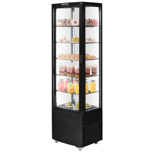 Refrigerated Display Case, XC-278L, 9.8 Cu.Ft./278L, 194 lbs / 88 kg, ID DGZS-ZPV1