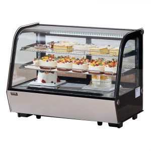 Refrigerated Display Case, XCW-160LS, 5 Cu.Ft./146L, 230W, ID DGZS-1TV1