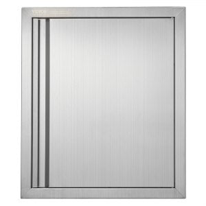 BBQ Access Door, 2 in, B013D, Stainless Steel Color, ID DMAB-BVV0
