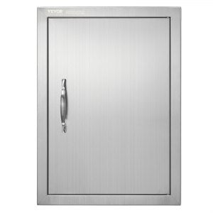 BBQ Access Door, 2 in, B015D, Stainless Steel Color, ID DMMB-D9V0
