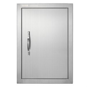 BBQ Access Door, 2 in, B001D, Stainless Steel Color, ID DMMB-0UV0
