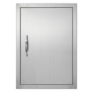 BBQ Access Door, 2 in, B017D, Stainless Steel Color, ID DMMB-RPV0