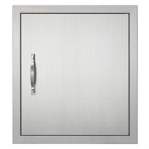 BBQ Access Door, 2 in, BH-002, Stainless Steel Color, ID DMMB-CIV0