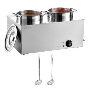 Electric Soup Warmer, M-315, 2 x 6.34 QT/6 L, 1200W, ID DSWP-01V1