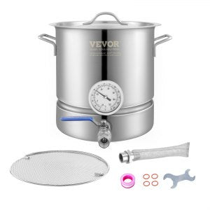 Stainless Steel Kettle, P2829, 5 Gallons / 18.92 L, High-quality Stainless Steel, ID DWDJ-MJV0