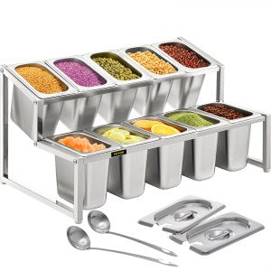 Expandable Spice Rack, 6.9 × 4.3 × 5.9 in, 33 lb, 13.8 in, ID DWJE-Y3V0