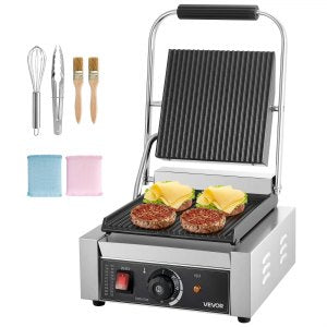 Commercial Panini Grill, 122–572 °F, 9 in, HT-811, ID DYYB-PJV1