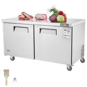Stainless Work Table, 60 in, KTR-60B1, 16.4 Cu.Ft, ID FLWS-UNV1