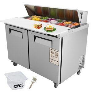 Stainless Work Table, 48 in, KSR-48B, Stainless Steel, ID FLWS-JIV1