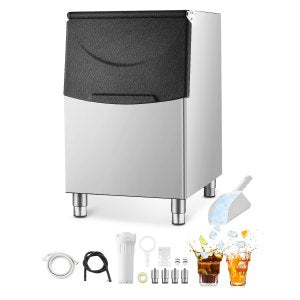 Commercial Ice Maker Machine, 250 lb, 0.8 in, LSB250, ID FTZB-4LV0
