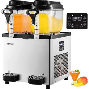 Commercial Frozen Drink Maker, XC212A, 2 x 6L/2 x 1.6 Gal, 110V, ID GSJB-9IV1