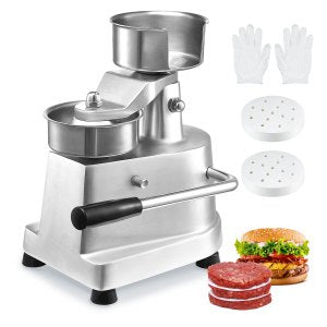 Commercial Burger Patty Maker, 10.8 lb, 4 in, JKH-100, ID HBRB-OPV0