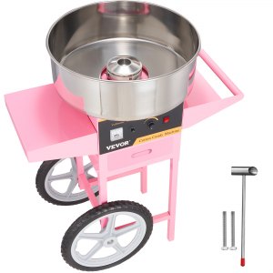 Electric Cotton Candy Machine Cart, MHTJJPHC01, Pink, ID HCMH-ZKV1