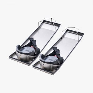 Concrete Knee Boards Stainless Steel, 28 × 8 × 4 in, 28 in, Stainless Steel & EVA, ID HNTX-01V0