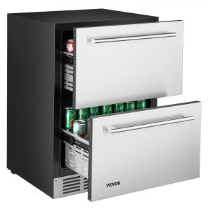 24 Inch Under Counter Drawer Refrigerator, 24 in, BC-145B/2T, 140 L / 4.9 cu.ft, ID JXCT-KIV1