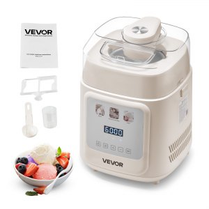 Upright Automatic Ice Cream Maker Built In Compressor, SU-I04, ≥1L, 10.20 x 10.59 x 13.98 inch / 259 x 269 x 355 mm, ID JYYS-01V1