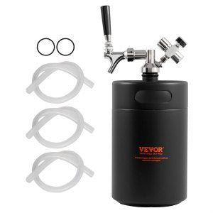 Beer Growler Tap System, 16.6 in, KIT BEER-12 5L-2B, 170oz / 5L, ID MNPJ-8VV0