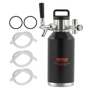 Beer Growler Tap System, 14.5 in, KIT BEER-22, 64oz / 1.89L, ID MNPJ-CLV0
