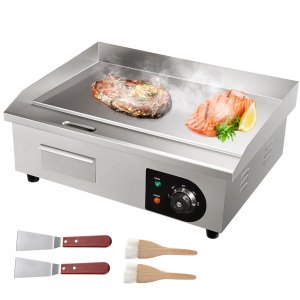 Commercial Griddle, 122–572 °F, 21 in, EG-818US, ID PDDB-HZV1
