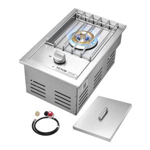 Single Grilling Side Burner, 15,000 BTU, 11 in, GSB1, ID PMKC-01V0