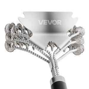 Grill Brush Scraper, 17 in, SK230703, 17.32 x 6.69 x 2.95 in/440 x 170 x 75 mm, ID QPSK-01V0