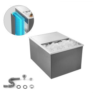 Drop In Ice Chest, 24 in, ICB-S241813, 54.6 L / 57.8 QT (US Quart), ID QRSC-01V0