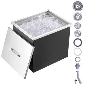 Drop In Ice Chest, 21 in, FG-SKU9, 77.9L / 82.4QT, ID QRSC-3EV0