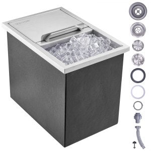 Drop In Ice Chest, 18 in, FG-SKU10, 26.7L / 28 QT, ID QRSC-ABV0