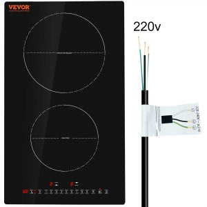 Commercial Cooktop, LI2V-30, 3000W, Vitroceramic Glass, Metal Casing, ID QRSD-5BV4