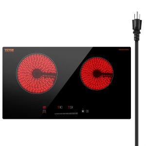Commercial Cooktop, 24 in, LT2H-05, 1800W (1000W + 800W), ID QRSD-LFV1